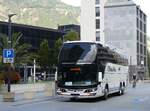 loiseau-bleu-sierre/860164/265736---loiseau-bleu-sierre-- (265'736) - L'Oiseau Bleu, Sierre - VS 35'436 - Beulas am 16. August 2024 beim Bahnhof Visp