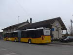 PostAuto Bern/693131/215042---postauto-bern---nr (215'042) - PostAuto Bern - Nr. 631/BE 734'631 - Mercedes am 2. Mrz 2020 beim Bahnhof Laupen