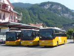 Meiringen/746695/227454---postauto-bern---be (227'454) - PostAuto Bern - BE 474'688 - Iveco am 21. August 2021 in Meiringen, Postautostation