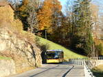 (230'084) - PostAuto Bern - BE 610'533 - Mercedes am 7. November 2021 in Beatenberg, Station
