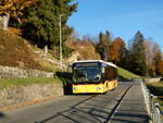 (230'085) - PostAuto Bern - BE 610'533 - Mercedes am 7. November 2021 in Beatenberg, Station