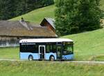 (252'183) - PostAuto Bern - BE 90'275/PID 11'795 - Solaris (ex BE 610'546) am 1. Juli 2023 in Ablndschen, Chappelematte