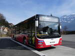 MAN/875761/272193---postauto-bern---be (272'193) - PostAuto Bern - BE 403'166/PID 12'336 - MAN (ex Dr. Richard, A-Wien Nr. 1411) am 17. Februar 2025 in Ringgenberg, S�ge