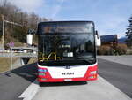 MAN/875763/272195---postauto-bern---be (272'195) - PostAuto Bern - BE 403'166/PID 12'336 - MAN (ex Dr. Richard, A-Wien Nr. 1411) am 17. Februar 2025 in Ringgenberg, S�ge