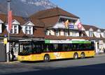 Interlaken/875826/272248---postauto-bern---be (272'248) - PostAuto Bern - BE 718'991/PID 10'526 - MAN am 18. Februar 2025 beim Bahnhof Interlaken Ost