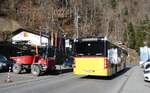 (285'212) - PostAuto Bern - BE 827'645/PID 11'426 - Mercedes am 5. M�rz 2026 beim Bahnhof Lauterbrunnen