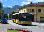 PostAuto Graubunden/568524/182278---aus-der-schweiz-postauto (182'278) - Aus der Schweiz: PostAuto Graubnden - GR 163'695 - Mercedes am 24. Juli 2017 beim Bahnhof Chiavenna