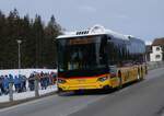 (272'336) - PostAuto Graubnden - GR 177'050/PID 12'108 - Scania am 22. Februar 2025 in Lantsch/Lenz, Biathlon-WM