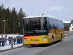 (272'350) - PostAuto Graubnden - GR 179'707/PID 11'307 - Setra am 22. Februar 2025 in Lantsch/Lenz, Biathlon-WM