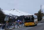 (272'375) - PostAuto Graubnden - GR 168'603/PID 5615 - Setra am 22. Februar 2025 in Lantsch/Lenz, Biathlon-WM