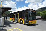 (289'344) - PostAuto Graub�nden - GR 162'994/PID 12'082 - eSolaris am 3. Juli 2026 beim Bahnhof Saanen