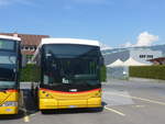 (216'878) - PostAuto Ostschweiz - SZ 29'880 - Scania/Hess (ex Kistler, Reichenburg; ex PostAuto Ostschweiz SG 273'333) am 9. Mai 2020 in Reichenburg, Garage
