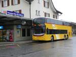 (260'907) - PostAuto Ostschweiz - SG 443'910/PID 11'033 - Alexander Dennis am 1. April 2024 beim Bahnhof Nesslau-Neu St. Johann