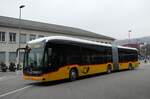 (283'597) - PostAuto Wallis - Nr. 147/VS 574'955/PID 12'147 - eMercedes am 30. Dezember 2025 beim Bahnhof Sion