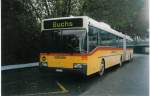 (015'600A) - PTT-Regie - P 27'723 - Mercedes am 10. Oktober 1996 beim Bahnhof Buchs