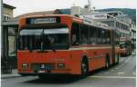 (024'629) - RVBW Wettingen - Nr. 110/AG 16'769 - Volvo/R&J am 15. Juli 1998 beim Bahnhof Baden