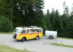 Saurer/822617/253564---schmid-thoerishaus---nr (253'564) - Schmid, Th�rishaus - Nr. 3/BE 26'760 - Saurer/Gangloff (ex Geiger, Adelboden Nr. 3) am 9. August 2023 in Bigenthal, Hellweid