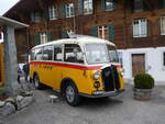 Saurer/866444/268138---schmid-thoerishaus---nr (268'138) - Schmid, Th�rishaus - Nr. 3/BE 26'760 - Saurer/Gangloff (ex Geiger, Adelboden Nr. 3) am 12. Oktober 2024 auf der Griesalp