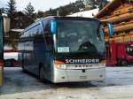 (143'083) - Schneider, Langendorf - SO 21'615 - Setra am 20. Januar 2013 beim Bahnhof Saanenmser