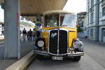 Saurer/899329/280959---stalder-wyssachen---be (280'959) - Stalder, Wyssachen - BE 26'794 - Saurer/R&J (ex Loosli, Wyssachen) am 4. Oktober 2025 beim Bahnhof Huttwil