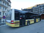 (233'232) - STI Thun - Nr. 129/BE 800'129 - MAN am 27. Februar 2022 beim Bahnhof Grindelwald (Einsatz Grindelwaldbus)