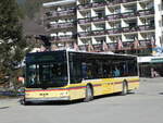 (233'251) - STI Thun - Nr. 129/BE 800'129 - MAN am 27. Februar 2022 beim Bahnhof Grindelwald (Einsatz Grindelwaldbus)