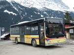(246'222) - Grindelwaldbus, Grindelwald - Nr. 17/BE 72'444 - MAN/Gppel (ex STI Thun Nr. 133) am 17. Februar 2023 beim Bahnhof Grindelwald