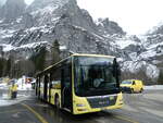 (246'247) - STI Thun - Nr. 401/BE 849'401 - MAN am 17. Februar 2023 in Grindelwald, Oberer Gletscher (Einsatz Grindelwaldbus)