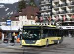 (272'159) - STI Thun - Nr. 401/BE 849'401 - MAN am 17. Februar 2025 beim Bahnhof Grindelwald