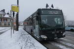 (284'126) - STI Thun - Nr. 183/BE 804'183 - Mercedes am 10. Januar 2026 beim Bahnhof Spiez