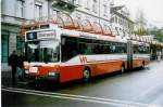 (022'520) - WV Winterthur - Nr. 149 - Mercedes Gelenktrolleybus am 18. April 1998 beim Hauptbahnhof Winterthur