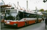 (027'721) - WV Winterthur - Nr. 158 - Mercedes Gelenktrolleybus am 24. Oktober 1998 beim Hauptbahnhof Winterthur