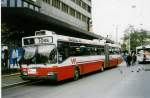 (027'726) - WV Winterthur - Nr. 141 - Mercedes Gelenktrolleybus am 24. Oktober 1998 beim Hauptbahnhof Winterthur