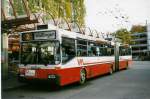 (027'732) - WV Winterthur - Nr. 157 - Mercedes Gelenktrolleybus am 24. Oktober 1998 beim Hauptbahnhof Winterthur