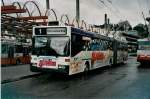 (030'936) - WV Winterthur - Nr. 153 - Mercedes Gelenktrolleybus am 18. April 1999 beim Hauptbahnhof Winterthur