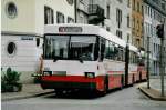 (041'910) - WV Winterthur - Nr. 129 - Saurer/FHS Gelenktrolleybus am 13. Juli 2000 beim Hauptbahnhof Winterthur