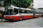 (041'922) - WV Winterthur - Nr. 158 - Mercedes Gelenktrolleybus am 13. Juli 2000 beim Hauptbahnhof Winterthur