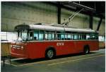 (048'523) - WV Winterthur - Nr. 50 - Saurer/Saurer Trolleybus am 18. Juli 2001 in Winterthur, Depot Grzefeld