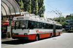 (061'720) - WV Winterthur - Nr. 131 - Saurer/FHS Gelenktrolleybus am 19. Juli 2003 beim Hauptbahnhof Winterthur
