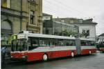 (071'031) - SW Winterthur - Nr. 156 - Mercedes Gelenktrolleybus am 15. September 2004 beim Hauptbahnhof Winterthur