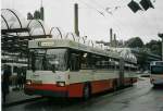 (071'034) - SW Winterthur - Nr. 130 - Saurer/FHS Gelenktrolleybus am 15. September 2004 beim Hauptbahnhof Winterthur