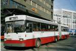 (071'506) - SW Winterthur - Nr. 126 - Saurer/FHS Gelenktrolleybus am 4. Oktober 2004 beim Hauptbahnhof Winterthur