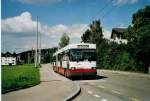 (080'120) - SW Winterthur - Nr. 122 - Saurer/FHS Gelenktrolleybus am 28. August 2005 in Winterthur, Stocken