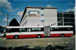 (080'122) - SW Winterthur - Nr. 122 - Saurer/FHS Gelenktrolleybus am 28. August 2005 in Winterthur, Strahlegg