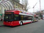 (136'946) - SW Winterthur - Nr. 106 - Hess/Hess Gelenktrolleybus am 24. November 2011 beim Hauptbahnhof Winterthur