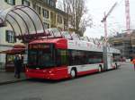 (136'947) - SW Winterthur - Nr. 109 - Hess/Hess Gelenktrolleybus am 24. November 2011 beim Hauptbahnhof Winterthur
