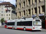 (153'931) - SW Winterthur - Nr. 174 - Solaris Gelenktrolleybus am 16. August 2014 beim Hauptbahnhof Winterthur