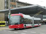 (243'277) - SW Winterthur - Nr. 131 - Hess/Hess Gelenktrolleybus am 29. November 2022 beim Hauptbahnhof Winterthur