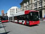 (253'369) - SW Winterthur - Nr. 113 - Hess/Hess Gelenktrolleybus am 3. August 2023 beim Hauptbahnhof Winterthur