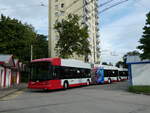 (255'168) - SW Winterthur - Nr. 124 - Hess/Hess Gelenktrolleybus am 13. September 2023 in Winterthur, Wlflingen